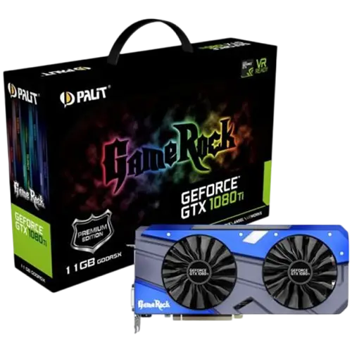 Відеокарта GeForce GTX 1080 8GB Palit GameRock (NEB1080T15P2-1040G) Б/В - фото 2
