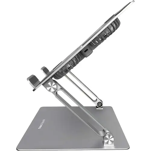 Підставка для ноутбука до 15.6" OfficePro LS121G, Gray, USB, вентилятор (2 x 80 мм), алюміній/пластик, регулювання куту нахилу та висоти - фото 2