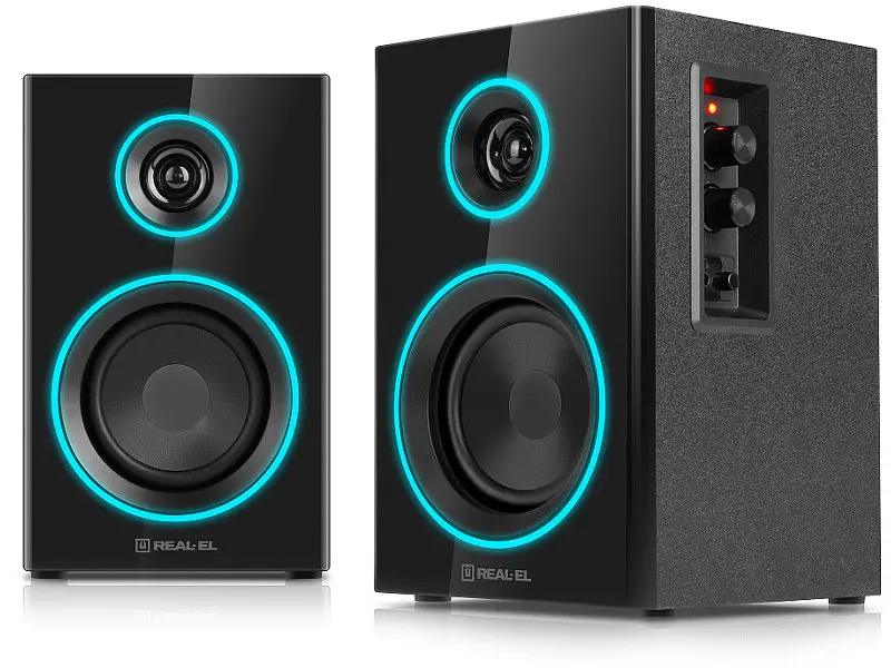 Комп'ютерні колонки REAL-EL S-410 Black (EL121200016) - фото 3