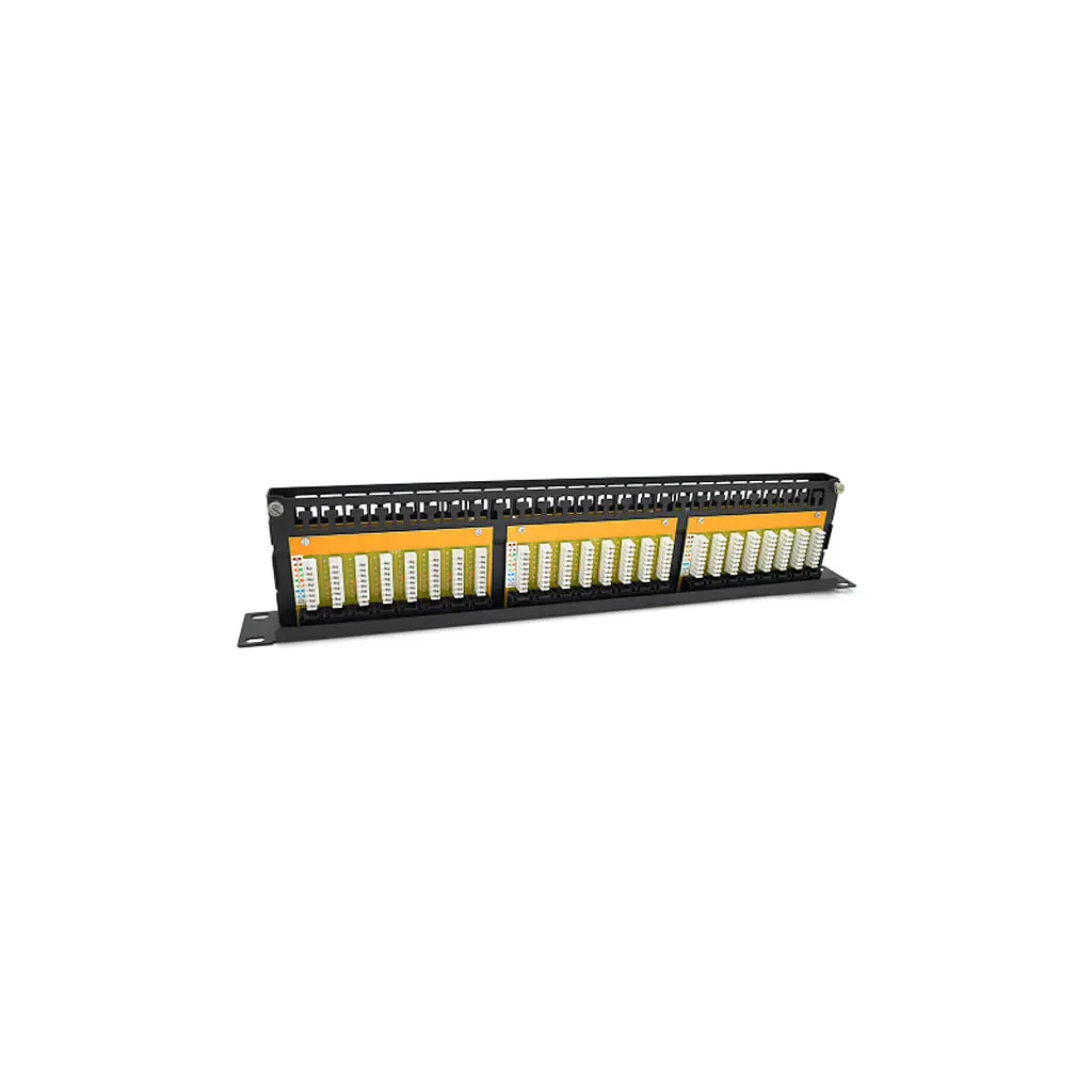 Патч-панель 19" Ritar 48xRJ-45 UTP cat. 5e, DUAL type, 1U (RT-2264-CAT.5E) - фото 2