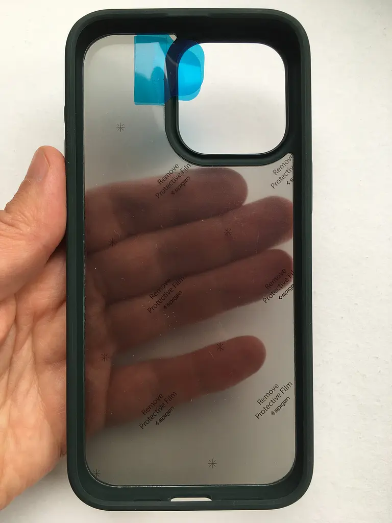 Оригінальний протиударний чохол для iPhone 15 Pro Max (6.7") Spigen Ultra Hybrid Frost Green ACS06569 - фото 8