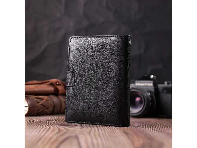 Чоловічий шкіряний гаманець ST Leather 10.5х14х2 см acs0028313 - фото 8