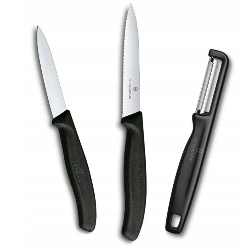 Набір для чищення овочів Victorinox Swiss Classic 3шт чорн 6.7113.33 - фото 2