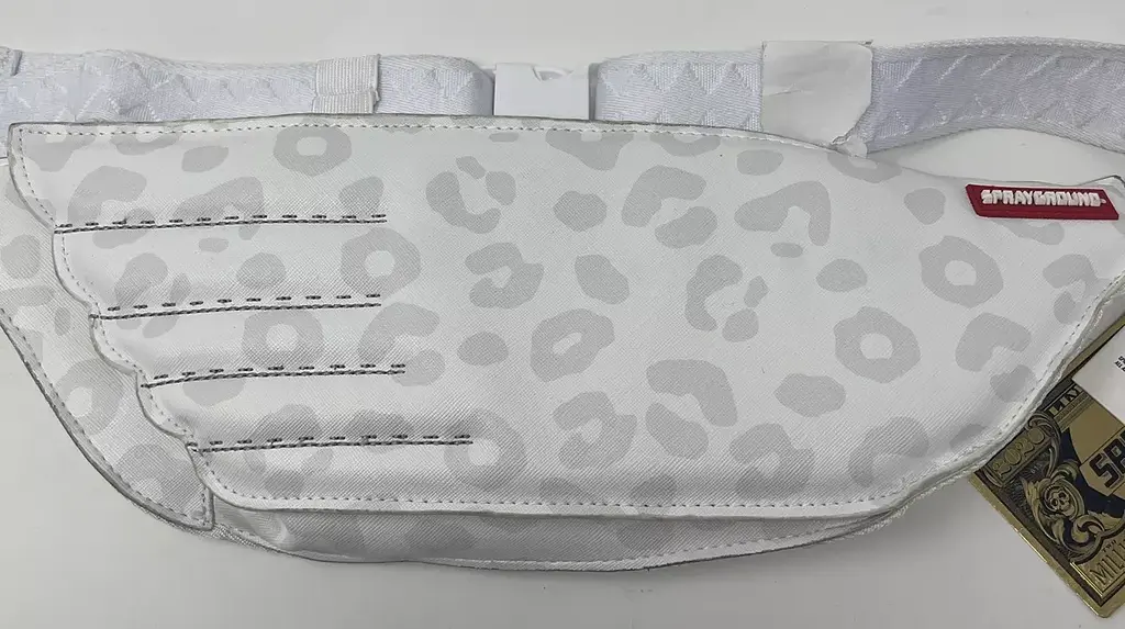 Нагрудна сумка слінг Sprayground Wings To The Future Біла - фото 6