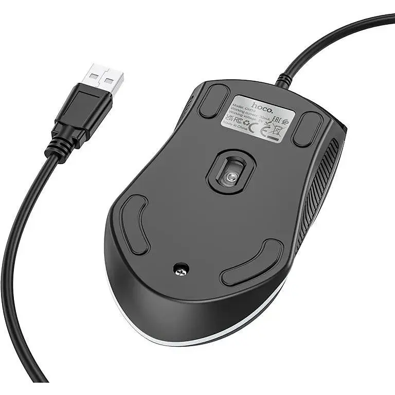 Миша HOCO Enjoy gaming luminous wired mouse GM19 - фото 6