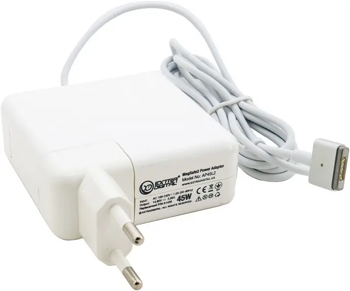 Блок живлення для ноутбука ExtraDigital AP45L2 Apple MacBook Air 45W MagSafe2 (PSA3828) - фото 5