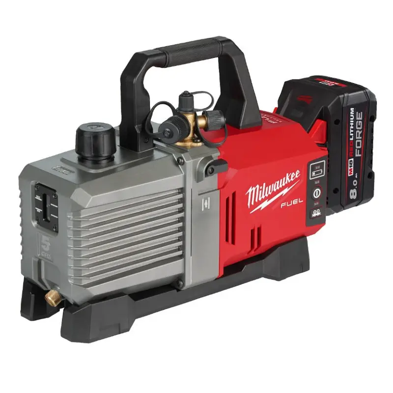 Насос вакуумний акумуляторний безщітковий MILWAUKEE, M18 FVP5-801 з адаптером (ЗУ, 1х8Аг FORGE) - фото 2