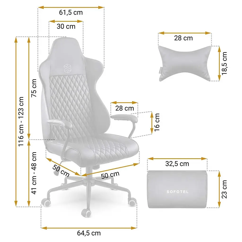 Офісне крісло Sofotel Werona 2581 Black - фото 5