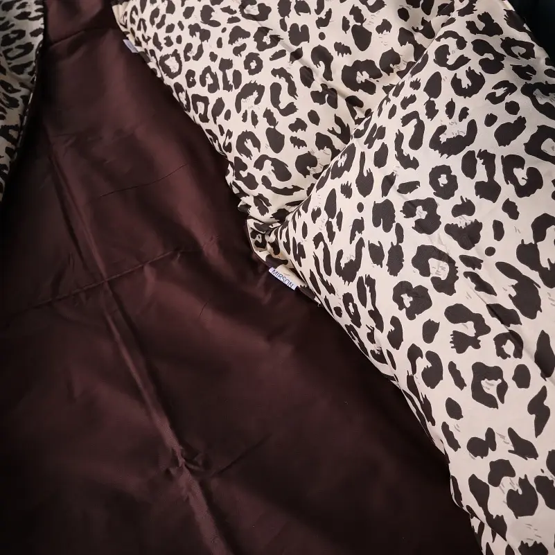 Наволочка MirSon Сатин Leopard Chic 40х60 см шоколадная (2200011122328) - фото 5