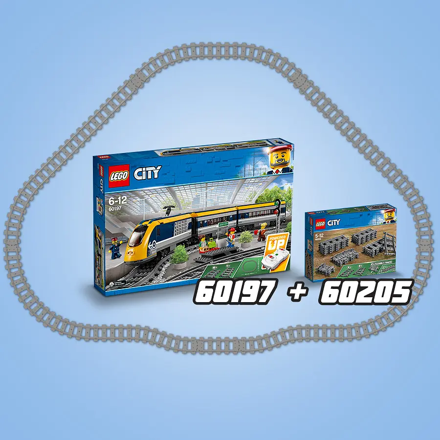 Конструктор LEGO City Трассы 20 деталей (60205) - фото 5