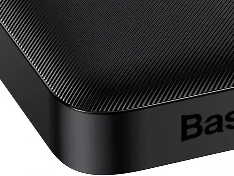 Портативна батарея Baseus Bipow Digital Display Power Bank 10000mAh 15W Black - фото 4