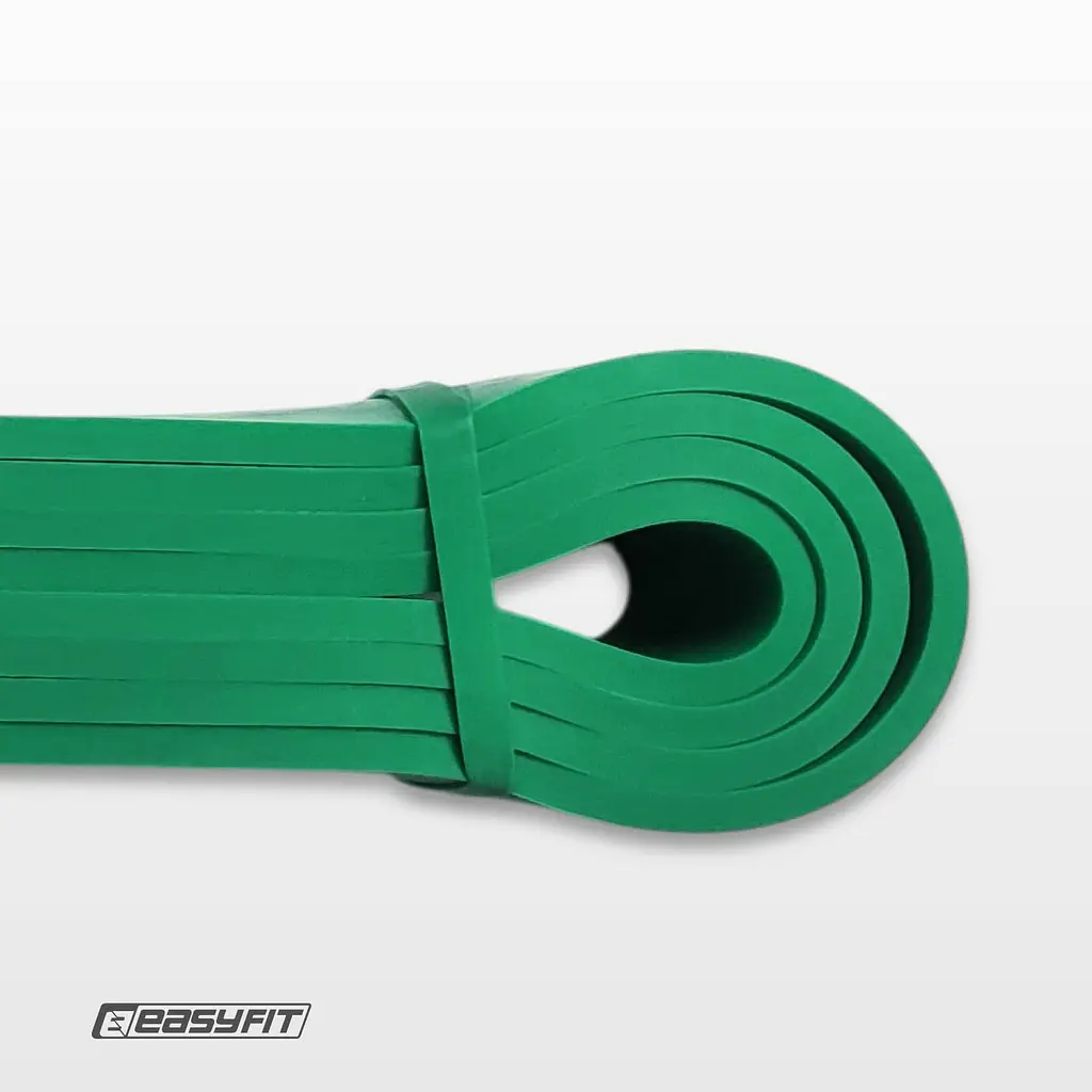 Гумова петля EasyFit 19-65 кг Зелена - фото 4