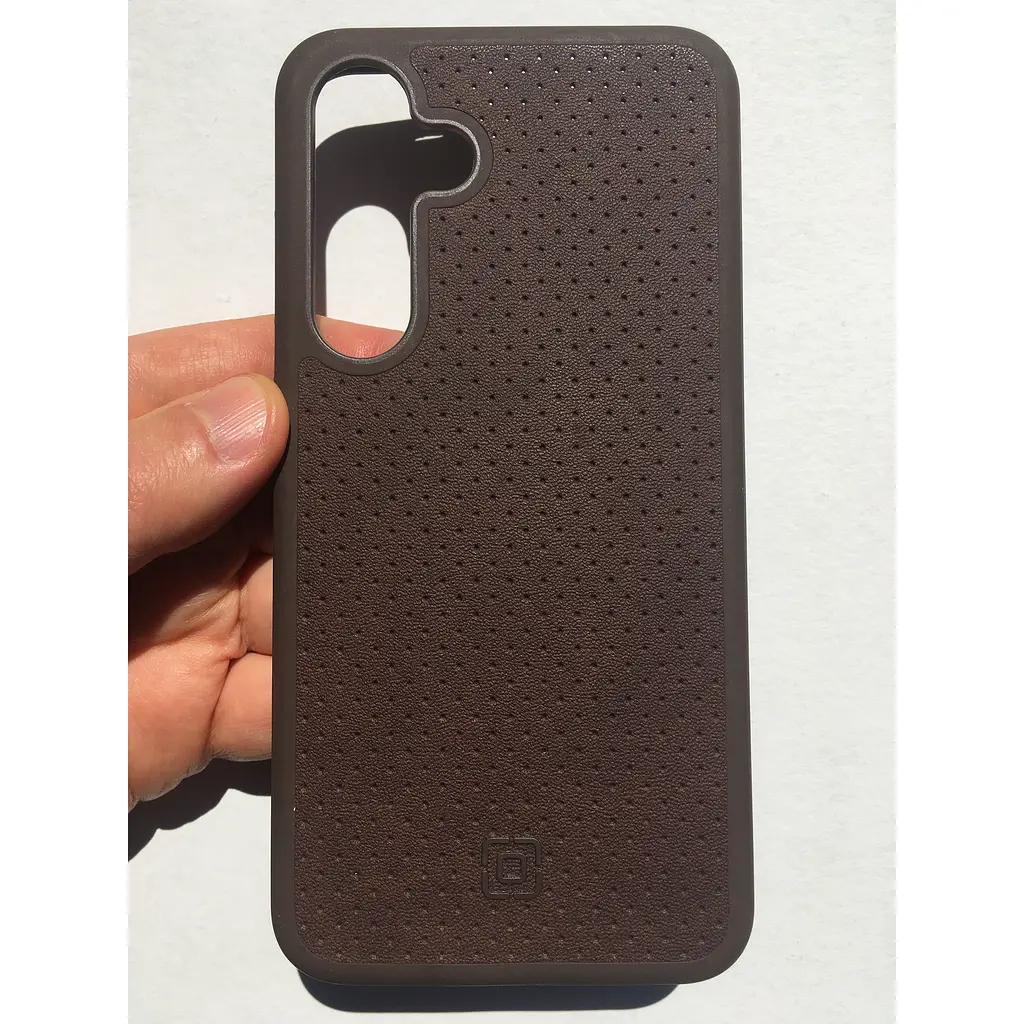 Противоударный оригинальный кожаный чехол для Samsung Galaxy S24/S25 Incipio Protective Leather Case Brown - фото 2
