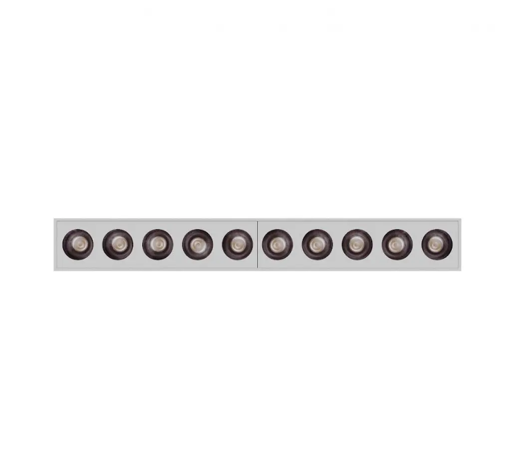 Точечный накладной светильник Kloodi KD-PIXEL 10X2 20W 4K WH - фото 2