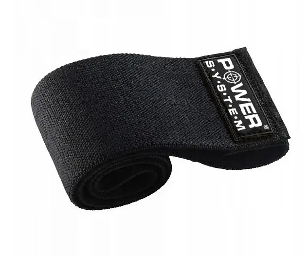 Тканинна гумка для фітнесу та спорту Power System PS-4092 Booty Band LVL 2 Black/Green (d_80 см, 12-16 кг) (4092GN-0) - фото 3