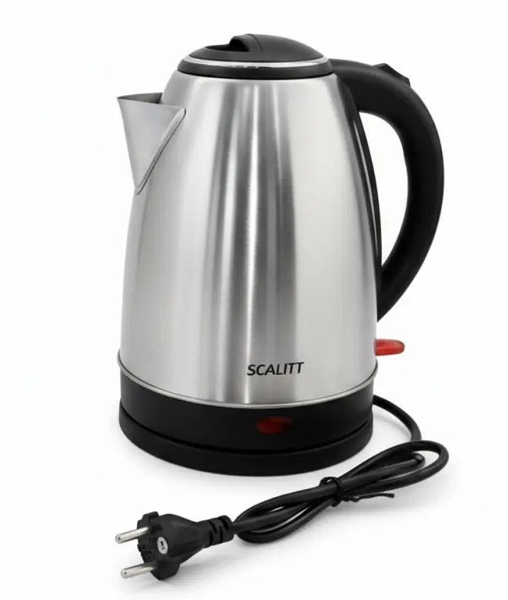 Електричний чайник No Brand Scalitt SC-20A 2 л 1500 Вт Хром (2104618753) - фото 5