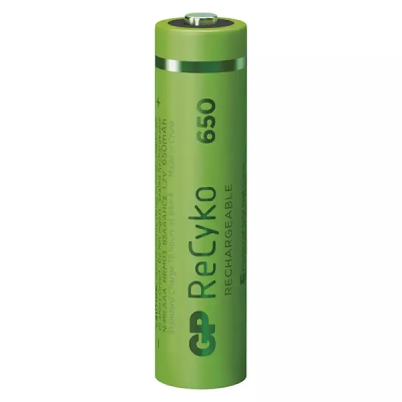 Акумулятор Gp AAA 65AAAHCE-EB2 Recyko 650 mAh * 2 (65AAAHCE / 4891199186677) - фото 2