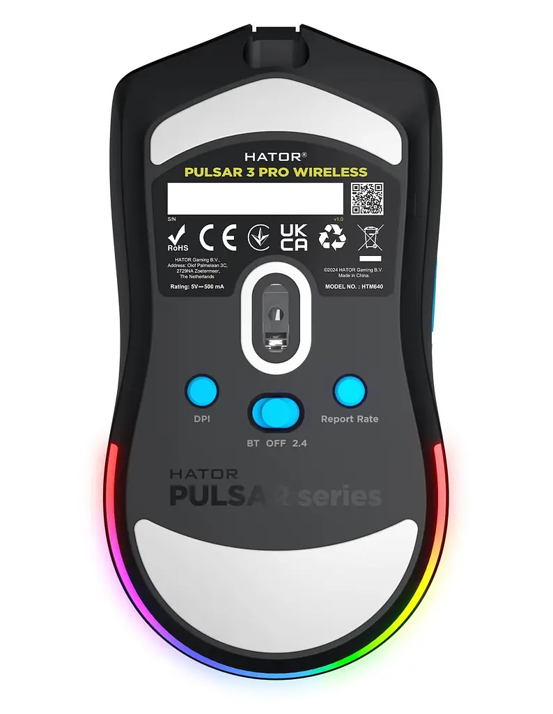 Миша HATOR Pulsar 3 PRO Wireless Black (HTM640) - фото 7