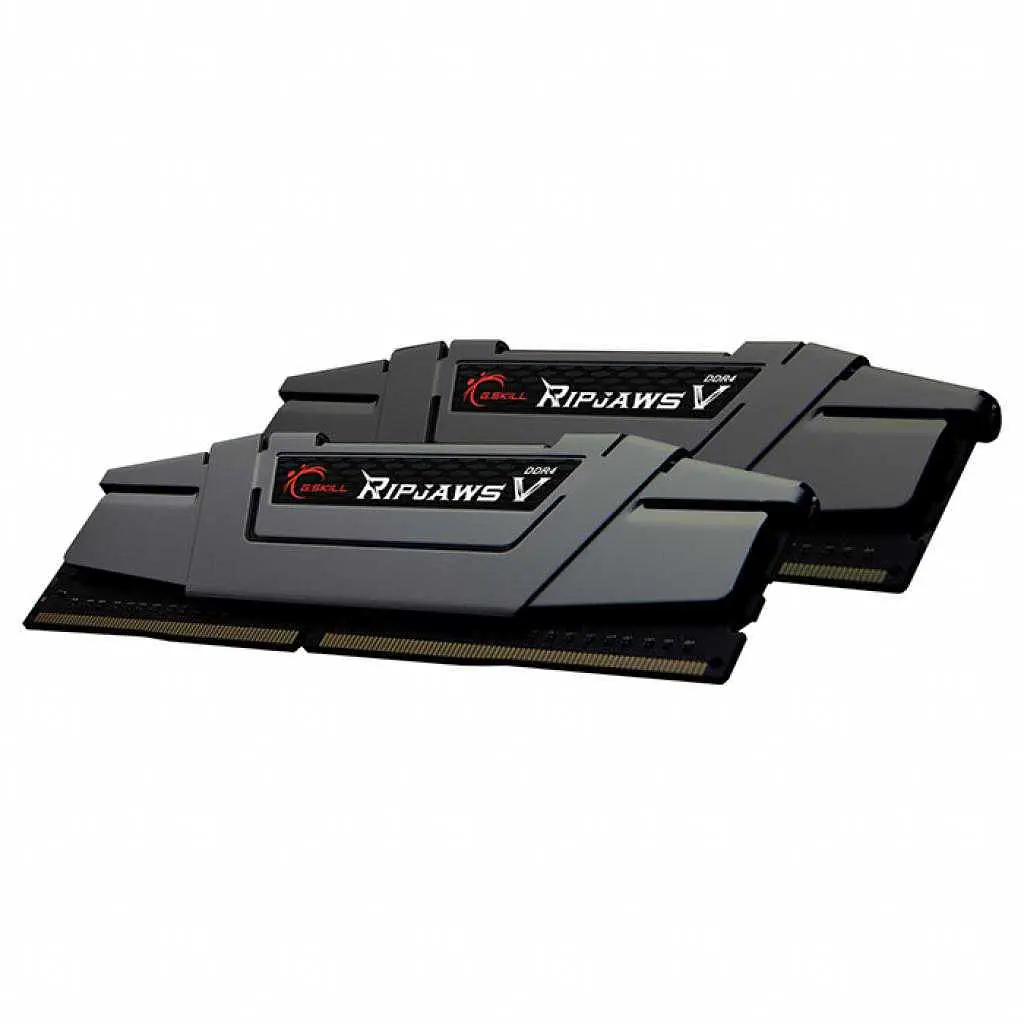 Модуль памяти G.Skill DDR4 16Gb (2x8) Ripjaws V Black 3200 MHz (F4-3200C16D-16GVKB) Б/у - фото 2