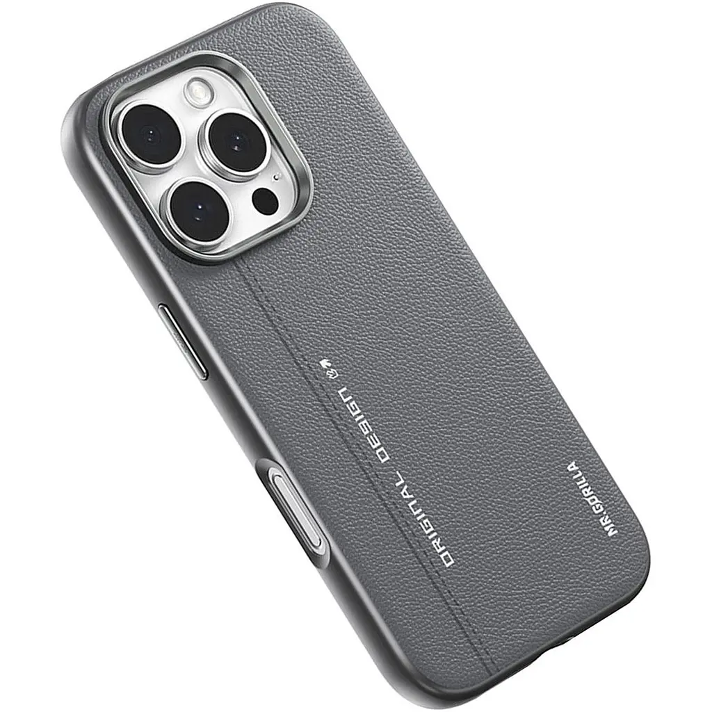 Чохол Blueo Leather with MagSafe для Apple iPhone 16 Pro Max Grey (B52-I16PMGRY) [115148] - фото 2