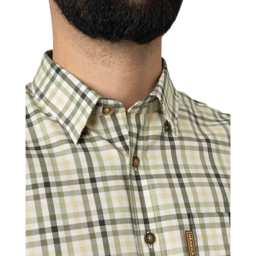 Сорочка Harkila Milford shirt XXL Beech green check - фото 5