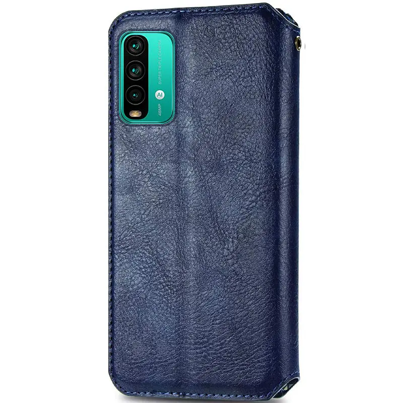 Чохол-книжка GETMAN Cubic Cover Case для Xiaomi Redmi 9A / 9AT (Blue) [52803] - фото 2