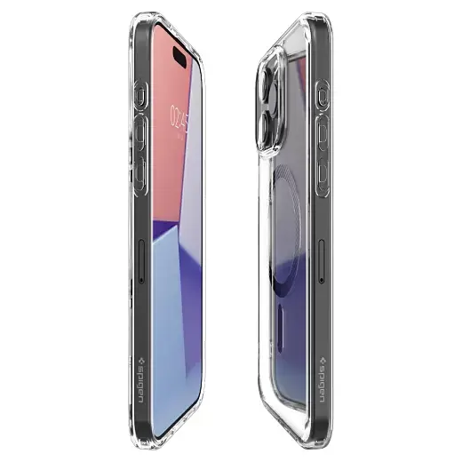 Чехол Spigen Ultra Hybrid (MagFit) Carbon Fiber для iPhone 15 Pro (ACS06717) - фото 5