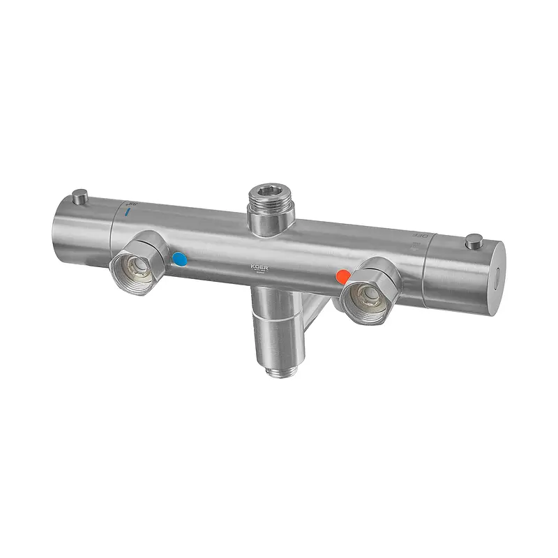 Душова система з термостатом Koer KI-57018-02 3 функції з виливом KR5545, Нержавіюча сталь - фото 7
