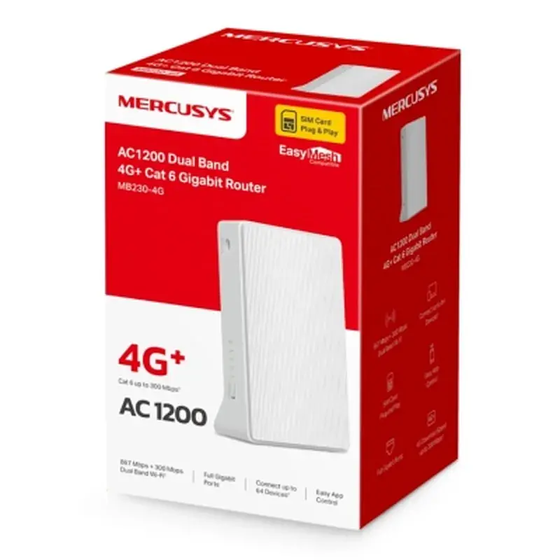 Маршрутизатор Mercusys MB230-4G - фото 3