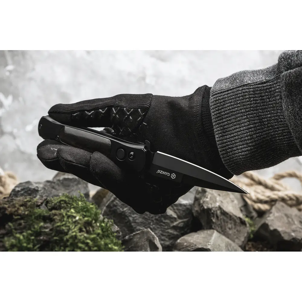 Ніж складаний Ganzo G707B чорний - фото 16