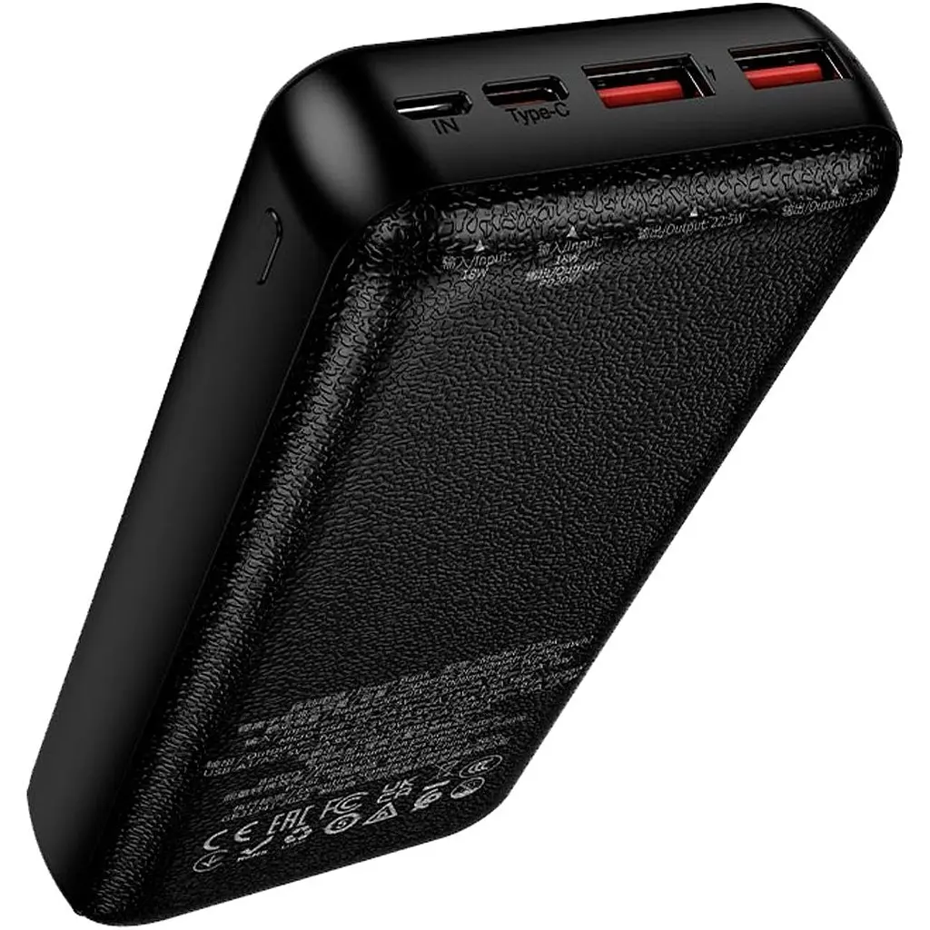Зовнішній акумулятор Hoco J159A Essence 20000mAh 22.5W Black [165957] - фото 5