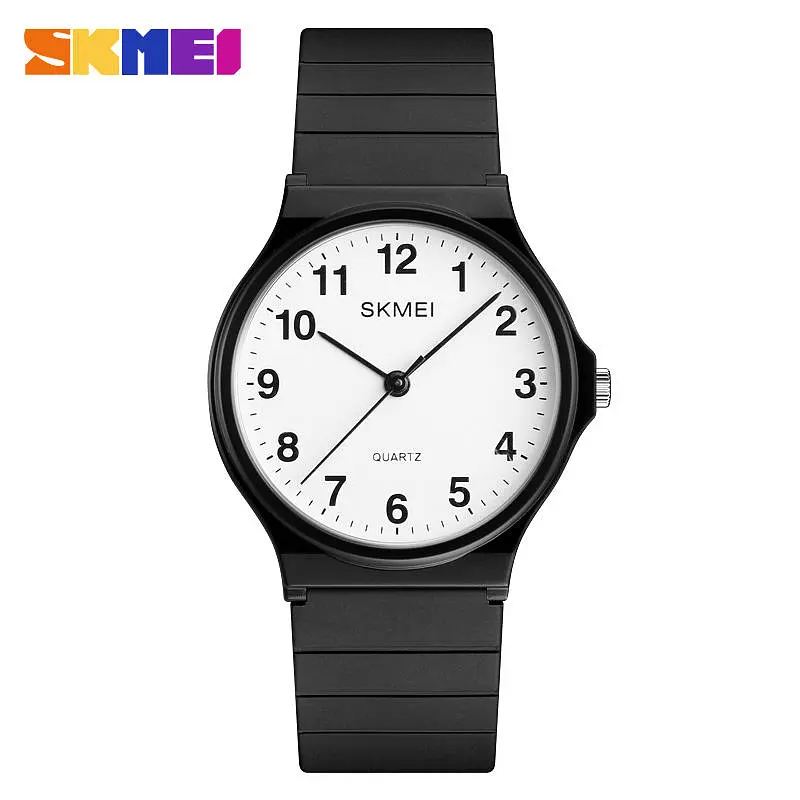 Наручний годинник жіночий Skmei 1419 Black White 2, 1419BKWT-NM (18417) - фото 2