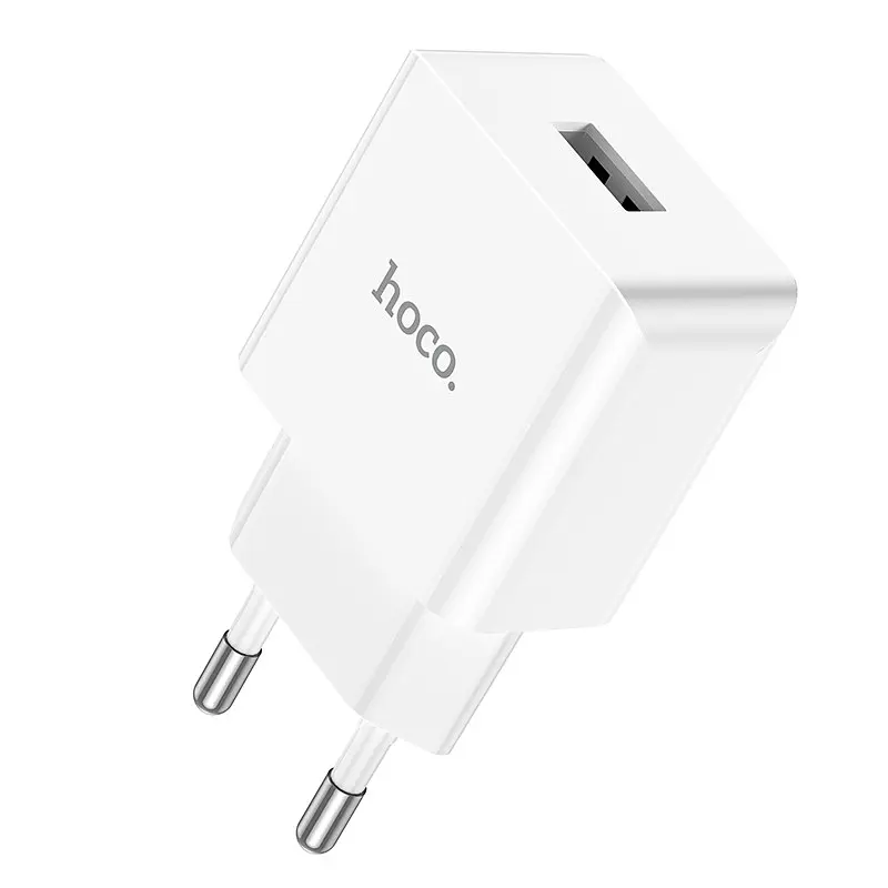 Мережевий зарядний пристрій HOCO C106A Leisure single port charger 10,5W білий - фото 3