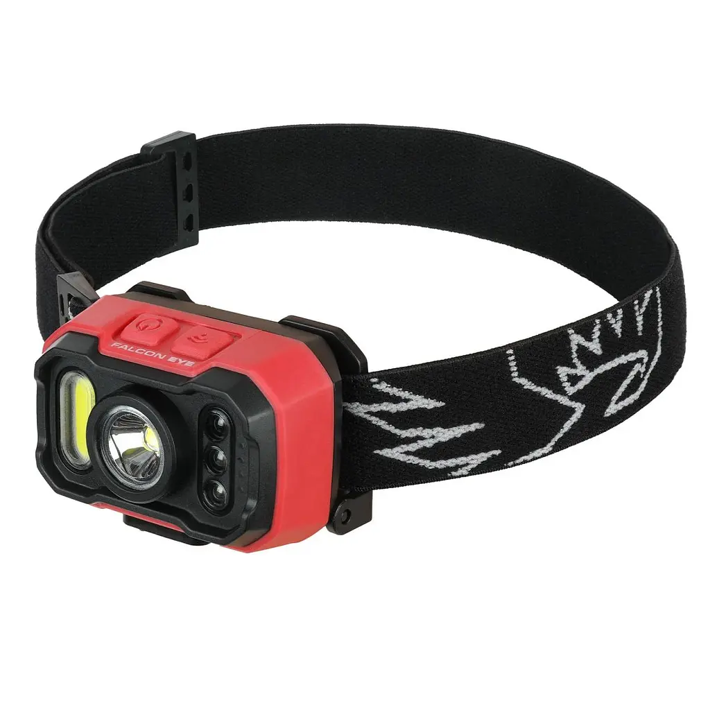 Комплект ліхтарів професійних Falcon Eye (900+500 Lm) White/Red Powerbank Magnet USB-C (FWS0007) - фото 2