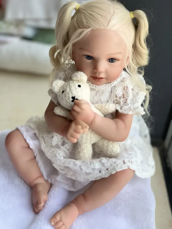 Силіконова колекційна лялька реборн reborn дівчина ніколь Reborn Dolls det0018826 - фото 3