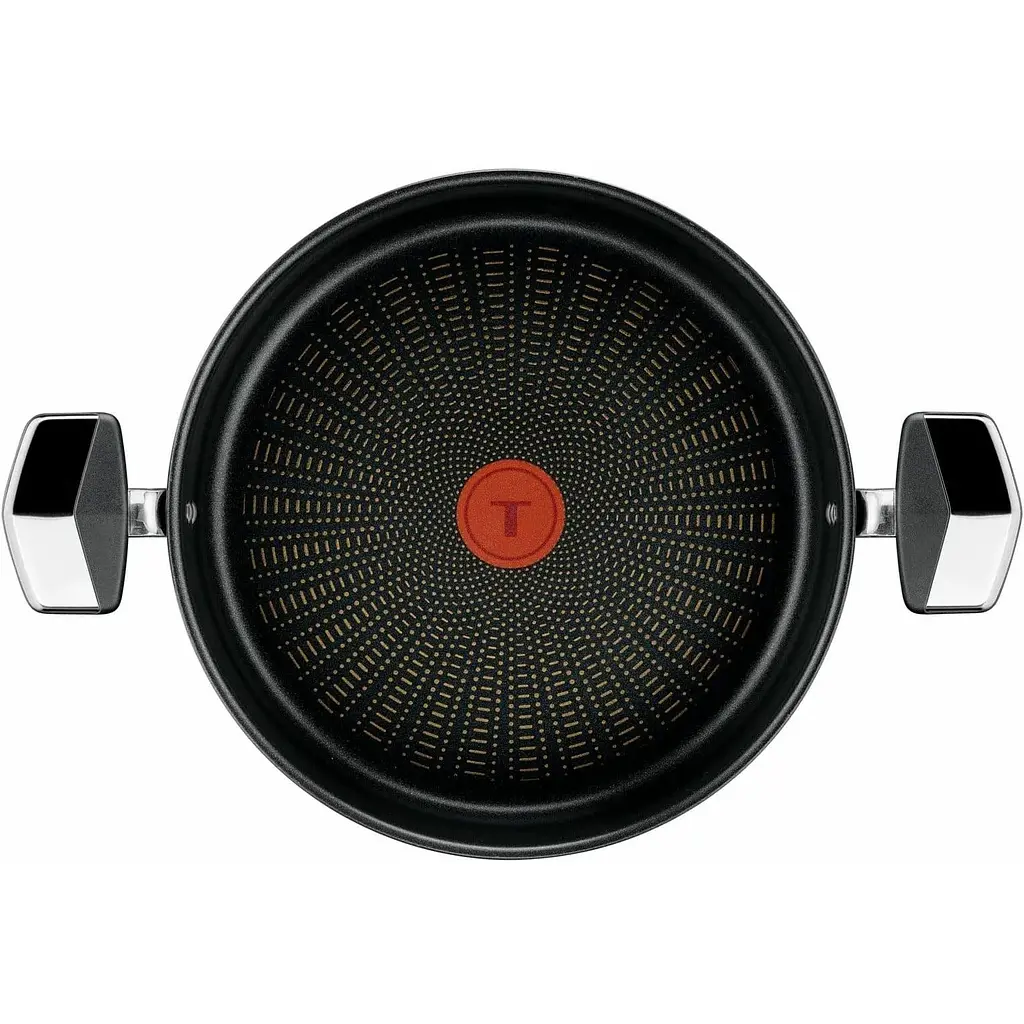 Сотейник Tefal Excellence+ с крышкой 26 см черный (E3337145) - фото 2