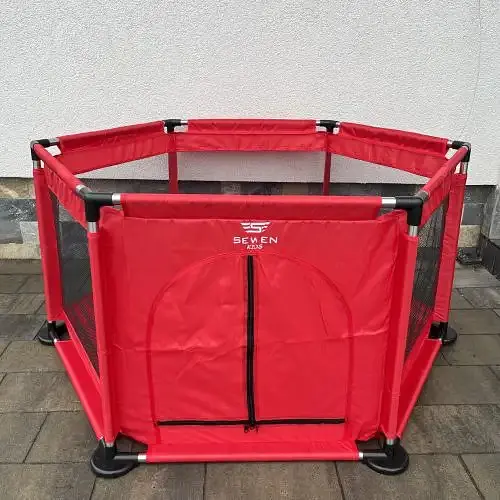 Манеж дитячий Malatec 125х113х64 см Червоний - фото 3