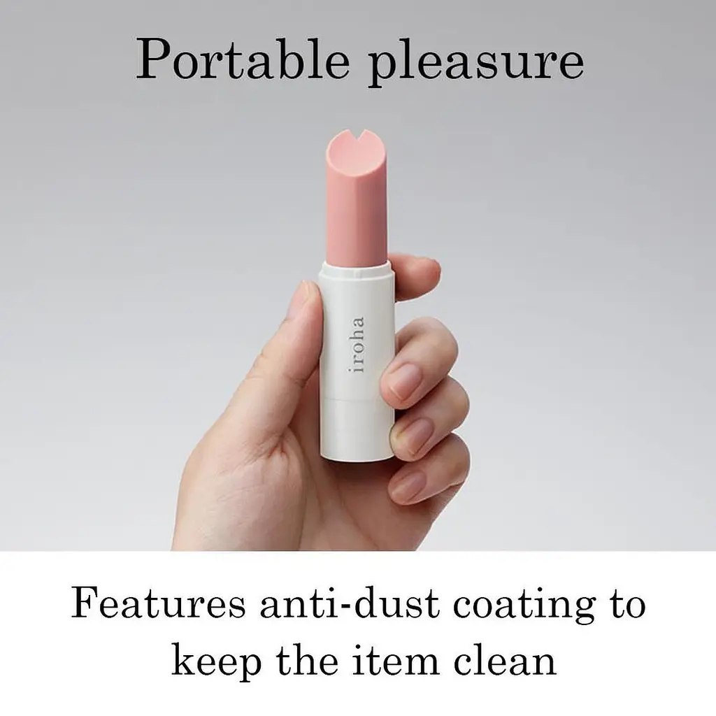 Вібратор для клітора Iroha by Tenga Lipstick 9.9 см білий - фото 5