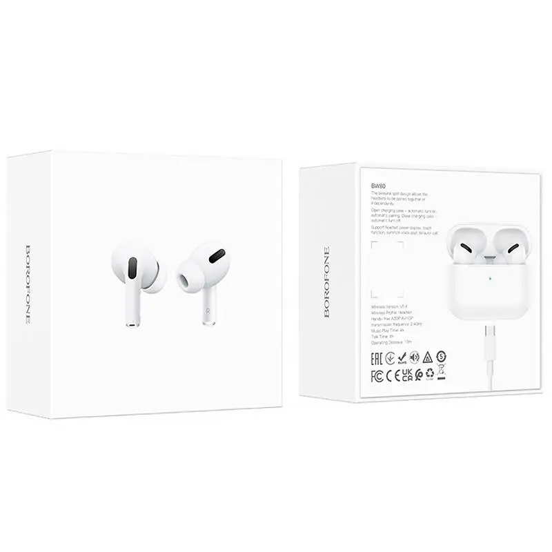 Беспроводные TWS наушники Borofone BW80 - фото 6