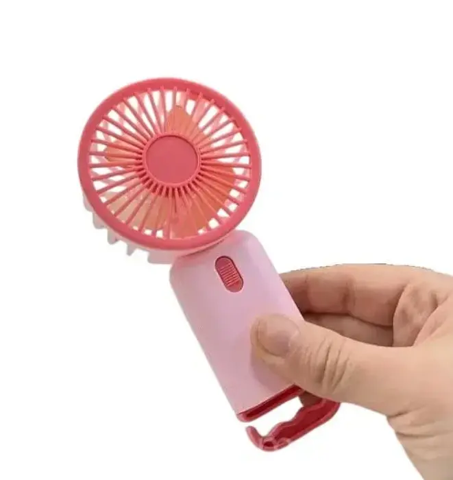 Портативний міні-вентилятор Multi Fan RL-07 акумуляторний USB рожевий - фото 4