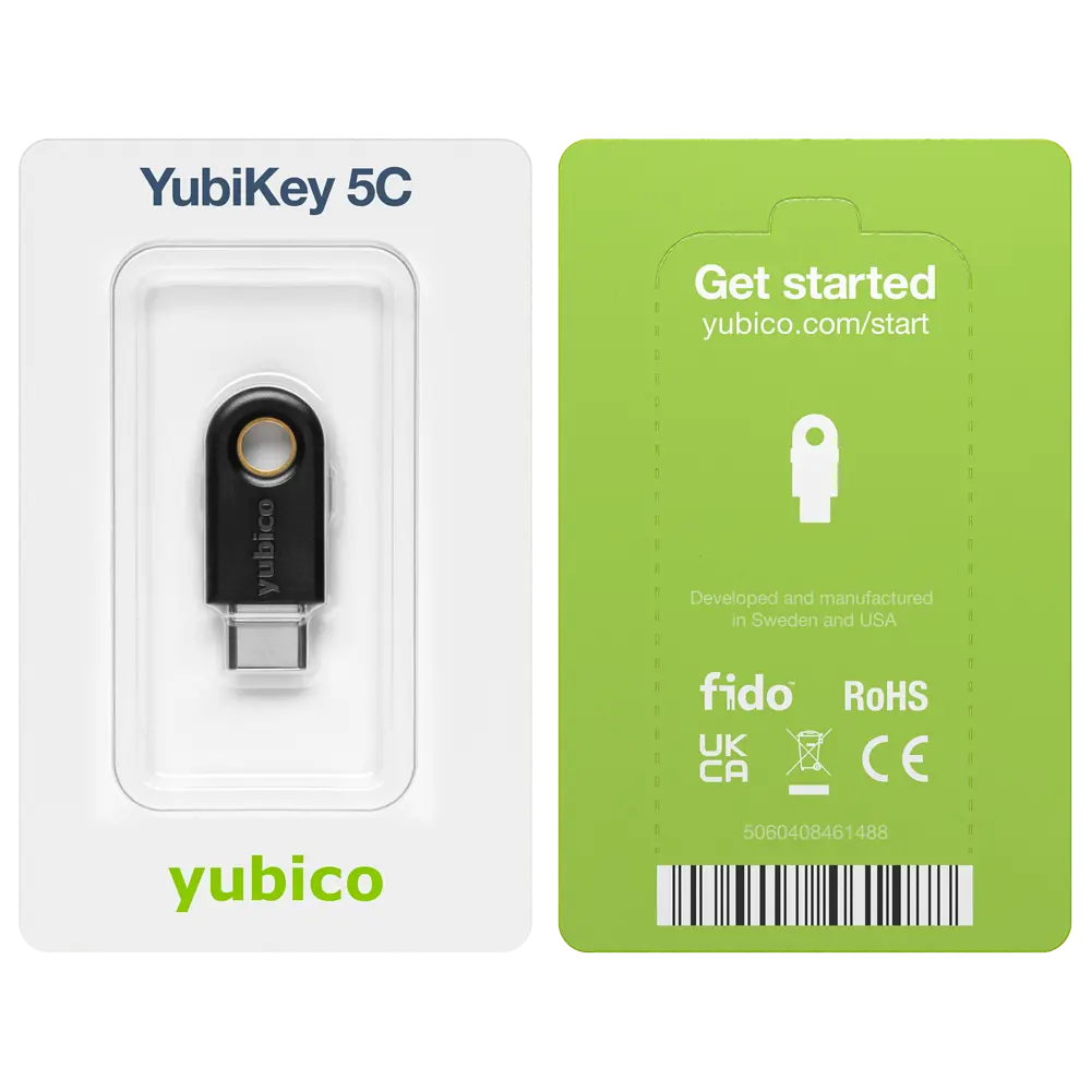 Апаратний ключ Yubico Yubikey 5C USB Type-C (683068) - фото 6
