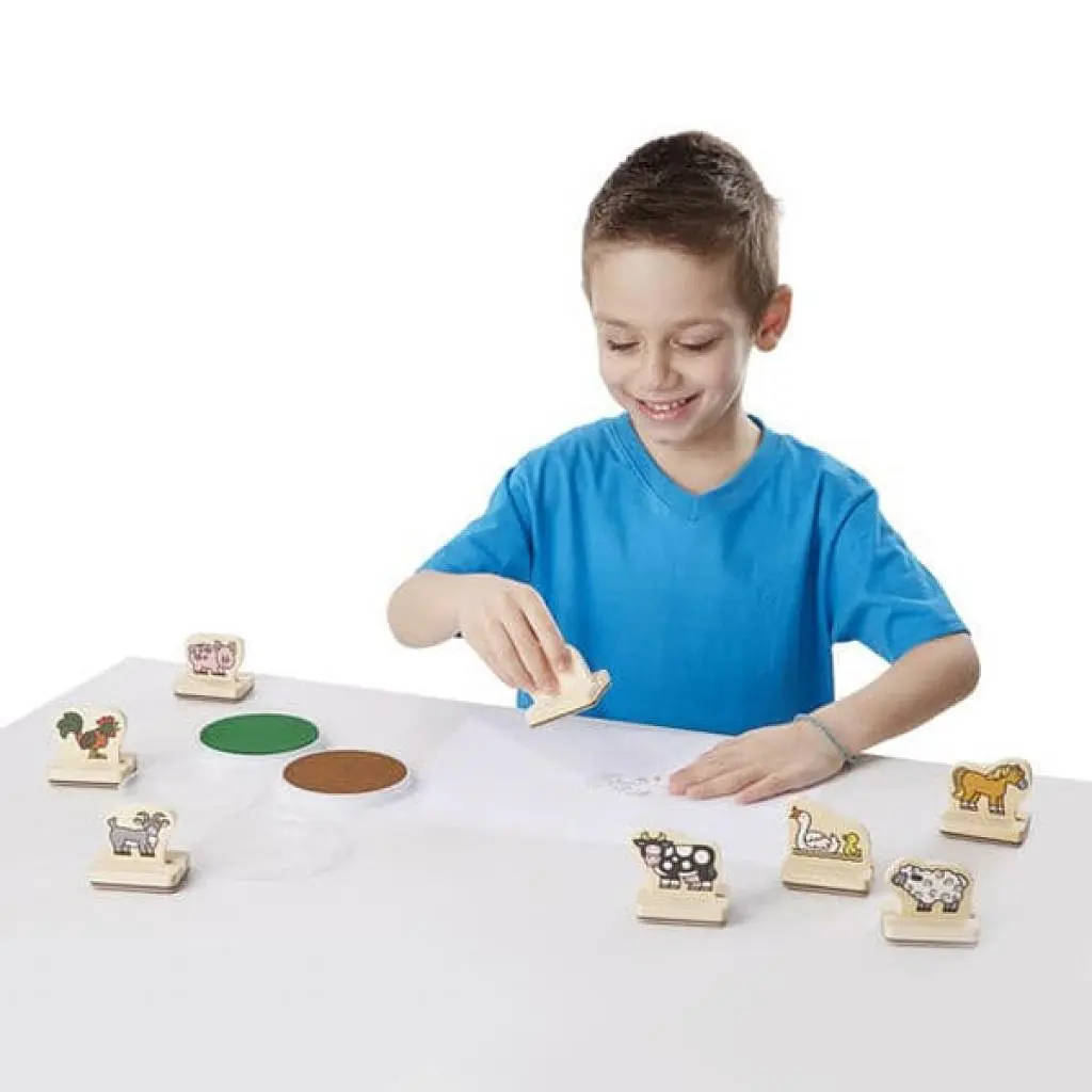 Набор для творчества Melissa & Doug Штампы Животные на ферме (MD12390) - фото 3