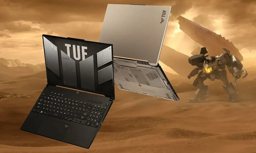 Ноутбук ASUS TUF A16 FA617NSR-N4127 16' QHD+ IPS, AMD R7-7435HS, 16GB, F512GB, AMD7600S-8, NoOS, Бежевий (90NR0JM1-M005W0) - фото 2