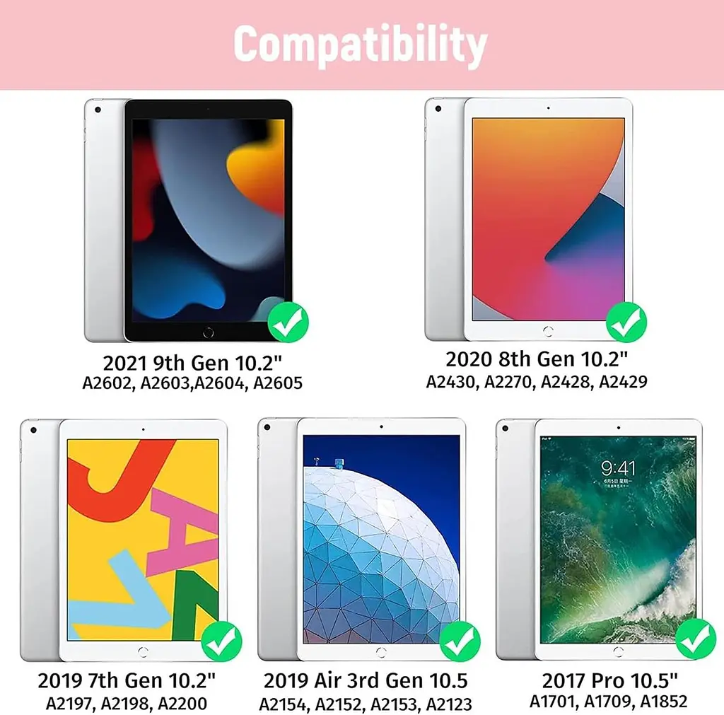 Чохол-клавіатура для iPad 10.2 9-го покоління 2021/8-го покоління 2020/7-го покоління 2019/Air 3-го 2019/iPad Pro 10.5 2017 - фото 3