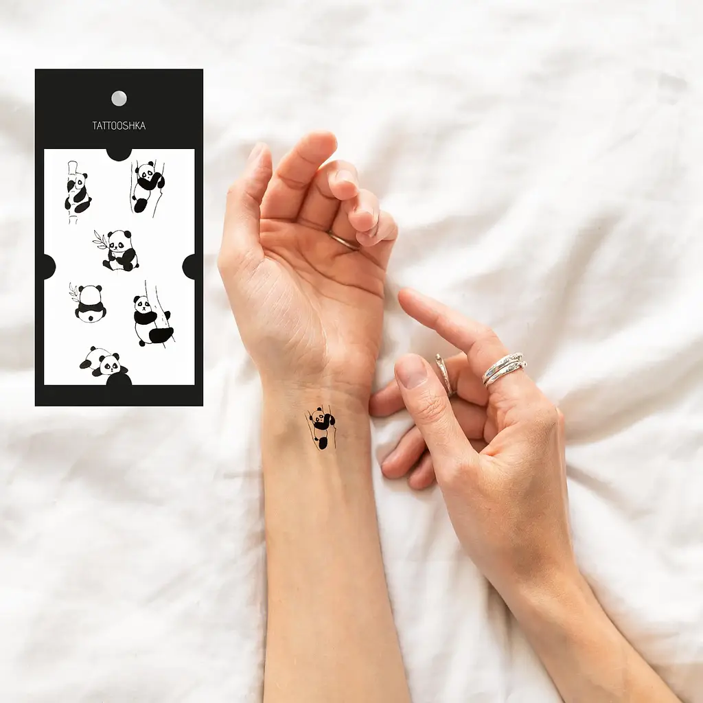 Набір тату Міні Панди Tattooshka HC-022 (5805800012544) shop (5805800012544) - фото 3