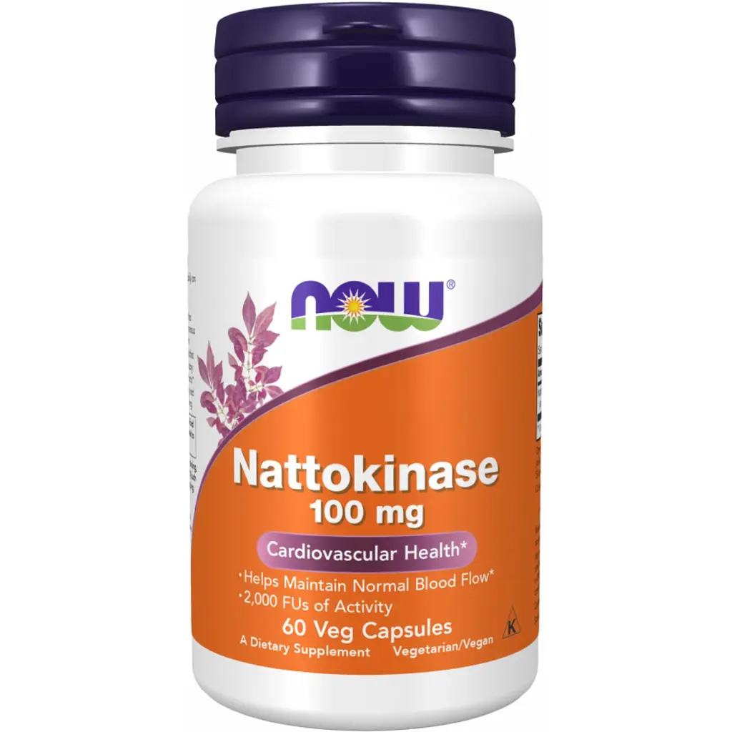 Наттокиназа Now Foods 100 мг 60 капсул - фото 1