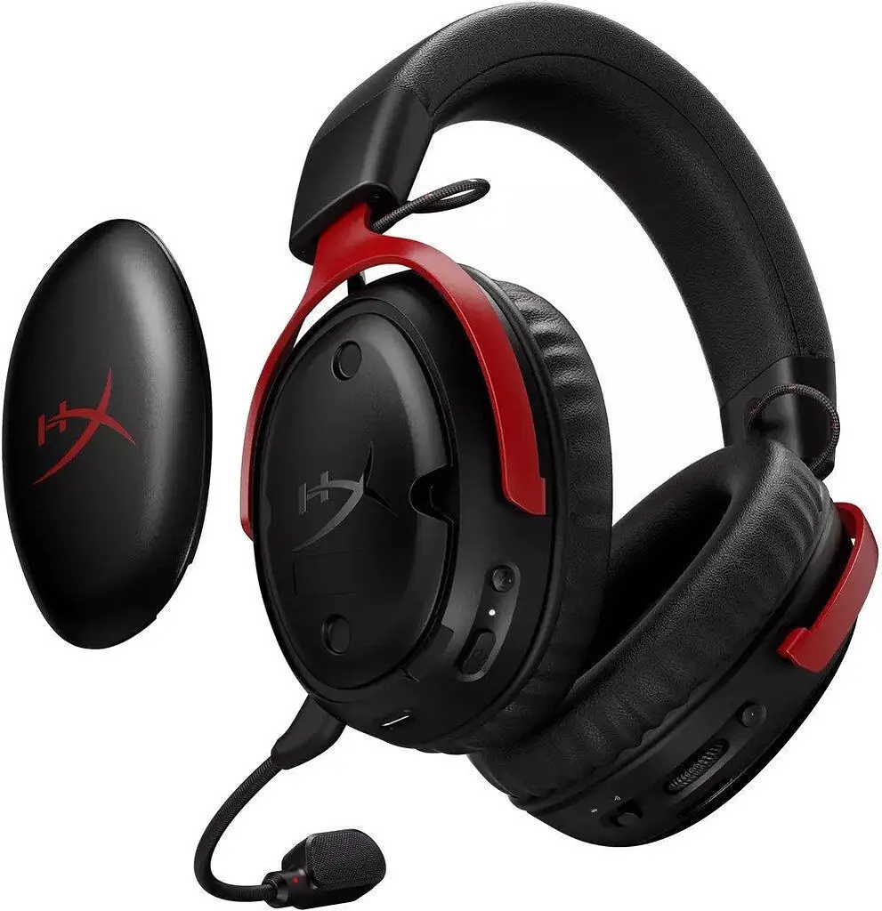Навушники з мікрофоном HyperX Cloud III S Wireless Black/Red (A59Z0AA) - фото 6