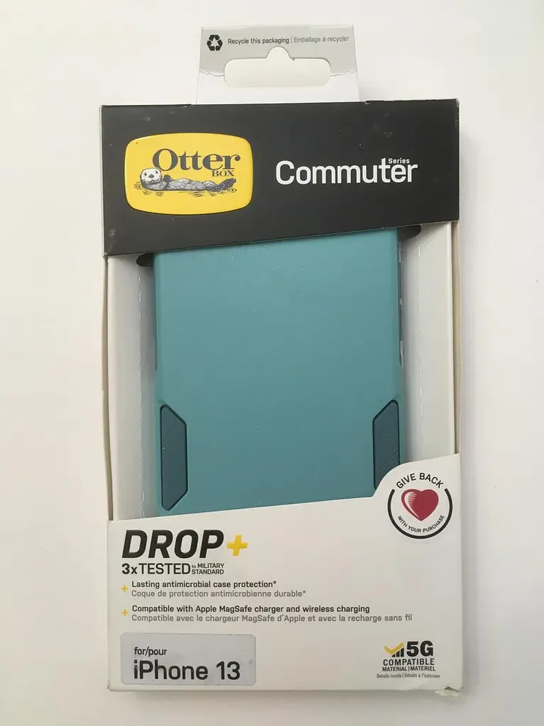 Чохол подвійний протиударний OtterBox Commuter Series 77-85432 для iPhone 13 (6.1") Teal - фото 3