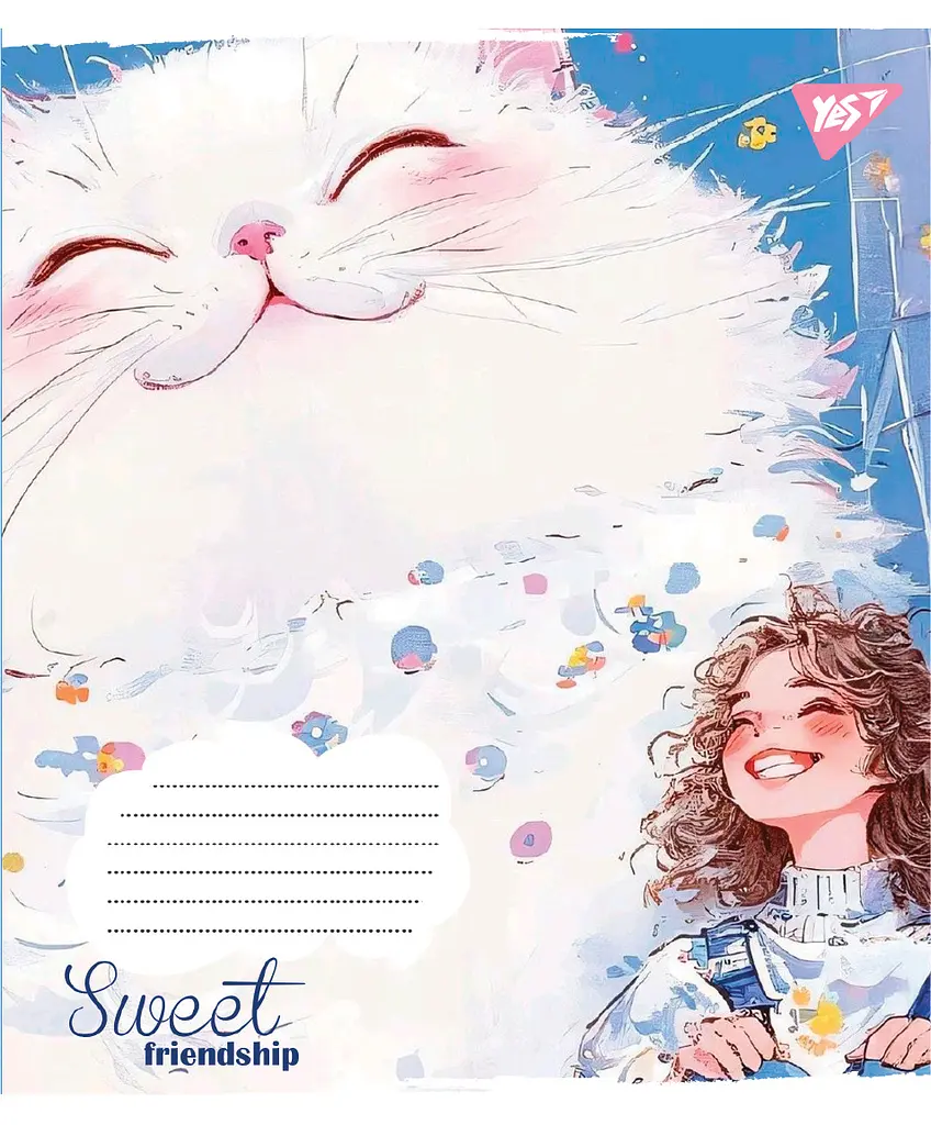 Набір зошитів шкільних YES А5/12 лінія Sweet Friendship 25 шт (767862) - фото 4