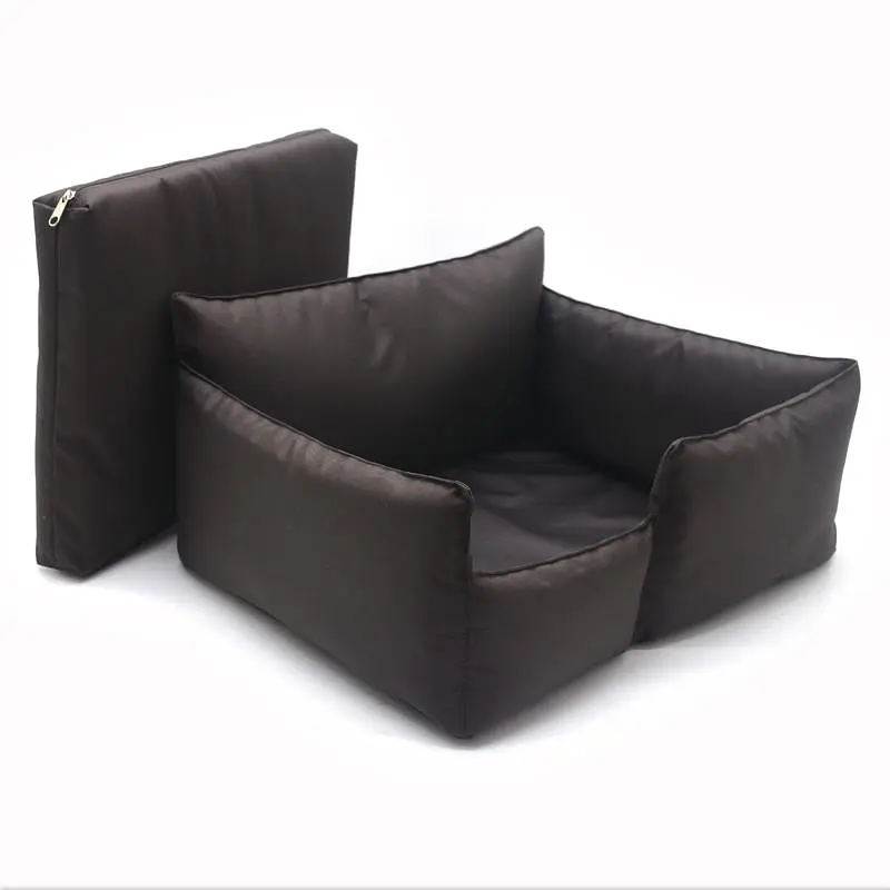 Лежак для собак Zoo-hunt Вояж прямокутний коричневий №2 500х650х230 мм - фото 2